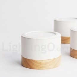 Træ moderne design mini loftslampe med akryl skærm Speciel for Kan også bruges som væglampe