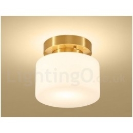 Retro vintage flush-mount loftslampe med skærm