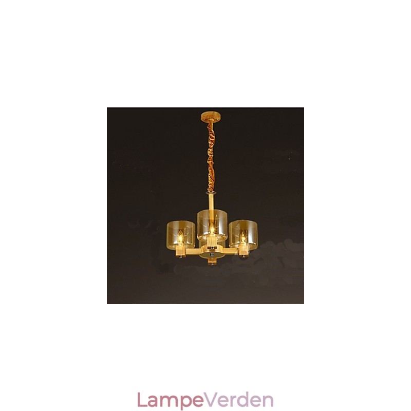 Mode pendel bord af træglas