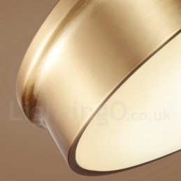 Retro Vintage Flush Mount Loftslampe med glasskærm