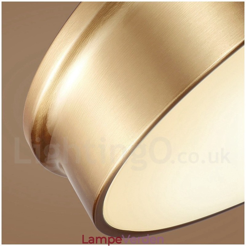 Retro Vintage Flush Mount Loftslampe med glasskærm