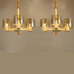 Mode pendel bord af træglas