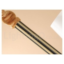 Pure Messing Stor Luksuriøs Rustik Retro Vintage Messing Pendel Lysekrone med Glasskærme