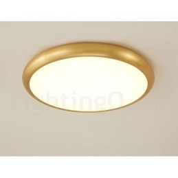 Ultratynde dæmpbare moderne moderne nordisk stil Flush Mount messing loftslamper med akrylskærm kan også bruges som væglampe