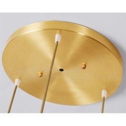 Pure Brass Rustic Lodge Nordic Style Pendel med keramikskærm