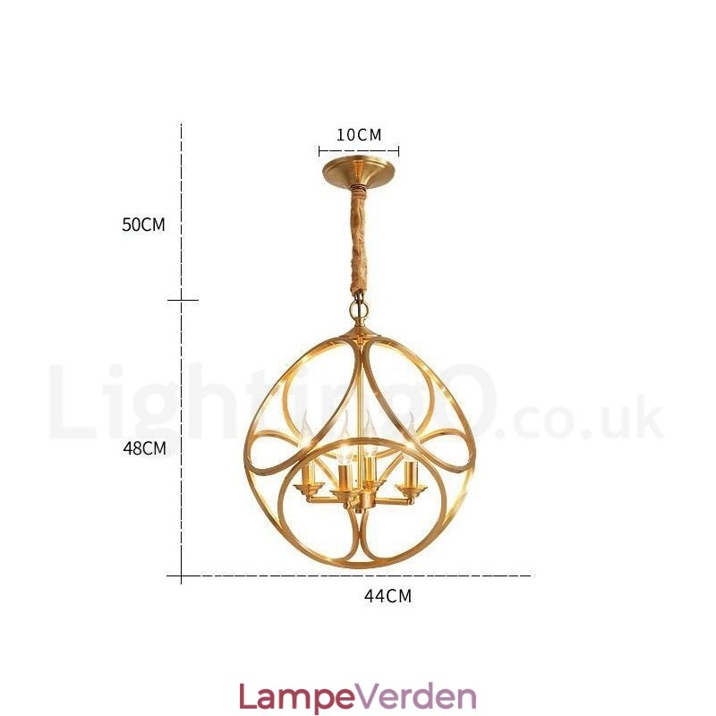 Pure Messing Rustic Lodge Nordic Style Pendel