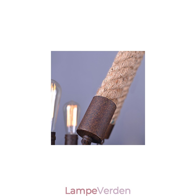 Vintage Reb Pendel Light Loft Kreativ Industriel Lampe Amerikansk Stil Dekoration