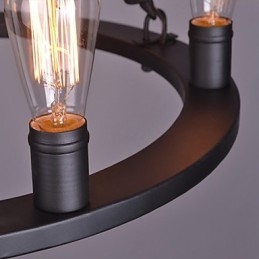 Vintage Reb Pendel Light Loft Kreativ Industriel Lampe Amerikansk Stil Dekoration