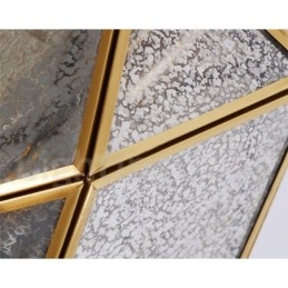Pure Brass Rustic Lodge Nordic Style Pendel med glasskærm