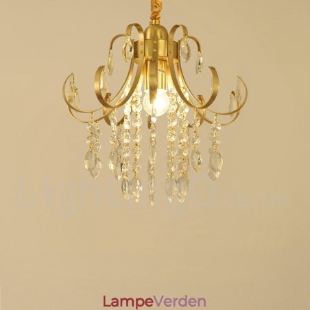Pure Brass Rustic Lodge Nordic Style Flush Mount Crystal Ceiling Lights Pure Brass Rustic Lodge Nordic Style Flush Mount Crystal Ceiling Lights