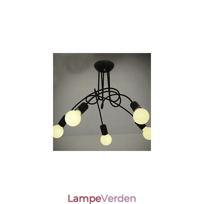 Moderne moderne maleri metal lysekrone