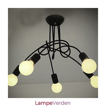 Moderne moderne maleri metal lysekrone