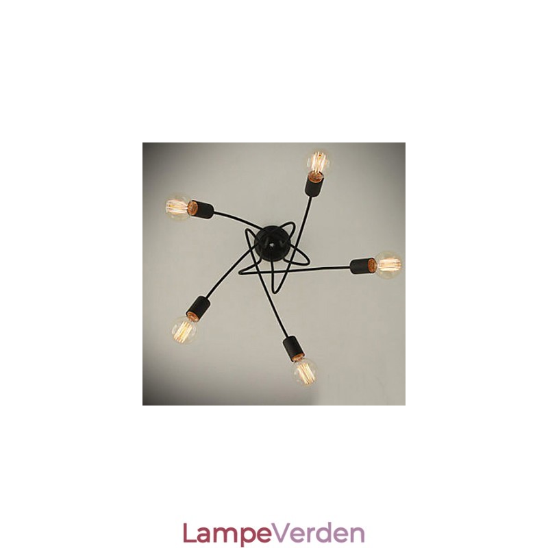 Moderne moderne maleri metal lysekrone