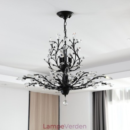 Krystal jern maleri lysekrone med krystal moderne belysning lampe Krystal jern maleri lysekrone med krystal moderne belysning lampe