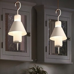 2 lys Mini stil moderne moderne metal pendel