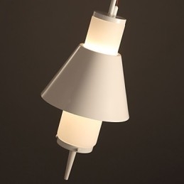 2 lys Mini stil moderne moderne metal pendel