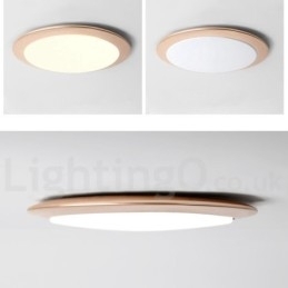 4 cm tyk, supertynd, dæmpbar moderne moderne nordisk stil flush-mount loftslamper med akrylskærm med fjernbetjening kan også bruges som væglampe