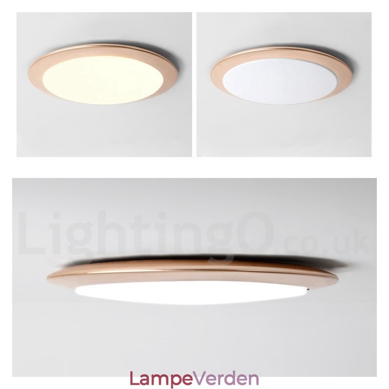 4 cm tyk, supertynd, dæmpbar moderne moderne nordisk stil flush-mount loftslamper med akrylskærm med fjernbetjening kan også bruges som væglampe