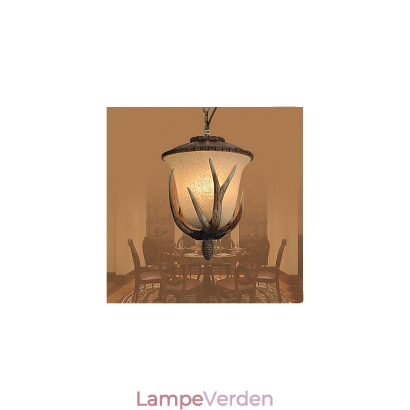 Enkelt hoved lysekrone lampe vedhængslys