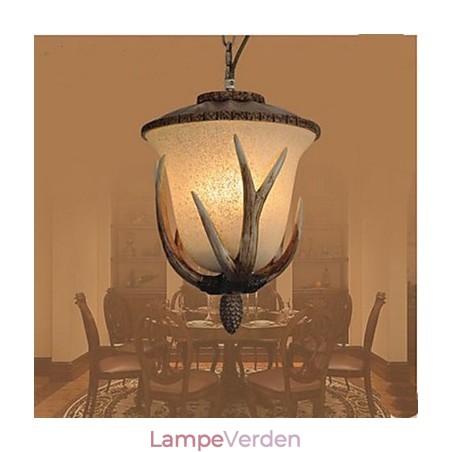 Enkelt hoved lysekrone lampe vedhængslys Enkelt hoved lysekrone lampe vedhængslys