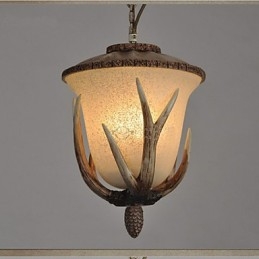 Enkelt hoved lysekrone lampe vedhængslys