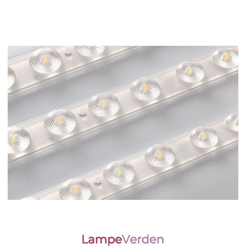 Retro valnød farve træ Ultratyndt rektangel, dæmpbare loftslamper med akrylskærm kan også bruges som væglampe