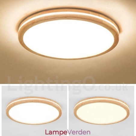 Dæmpbar rund træ med linse Moderne moderne nordisk stil flush Mount træloftslampe med akrylskærm og fjernbetjening kan også bruges som væglampe Dæmpbar rund træ med linse Moderne moderne nordisk stil flush Mount træloftslampe med akrylskærm og fjernbetjening kan også bruges som væglampe