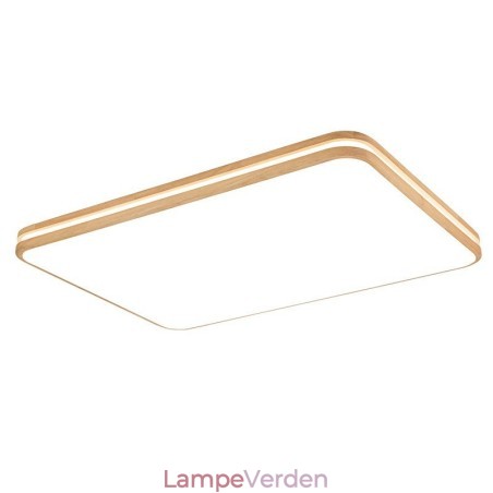 Dæmpbar rektangel af træ med linse Moderne moderne nordisk stil flush-mount træloftslampe med akrylskærm og fjernbetjening kan også bruges som væglampe Dæmpbar rektangel af træ med linse Moderne moderne nordisk stil flush-mount træloftslampe med akrylskærm og fjernbetjening kan også bruges som væglampe