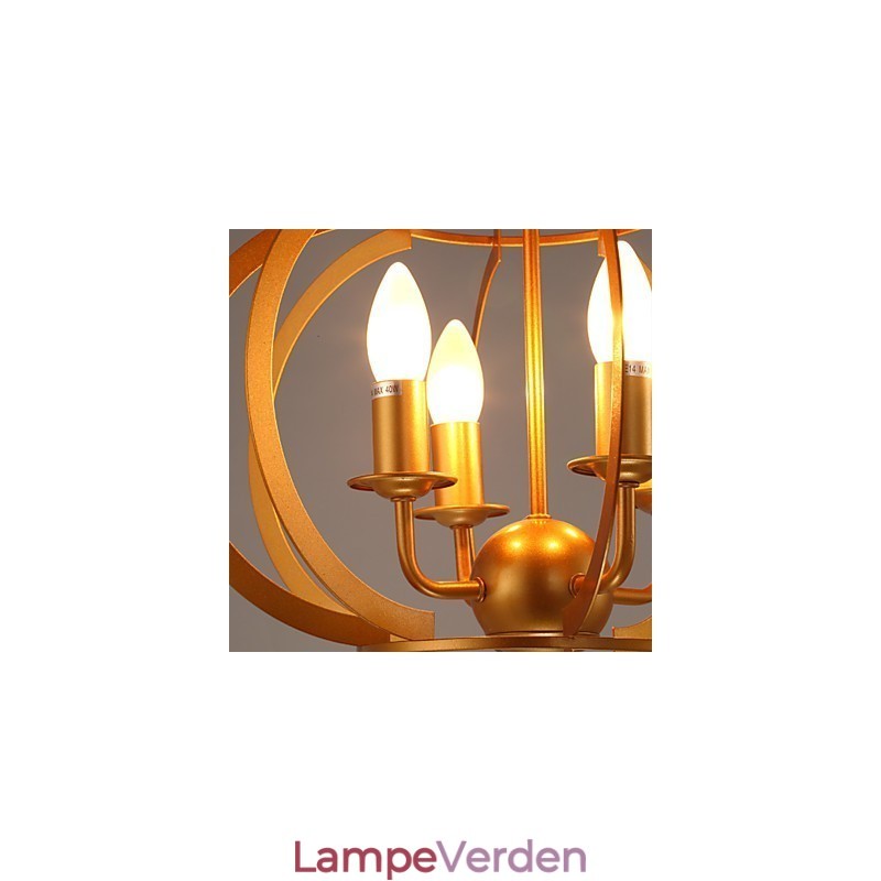 Moderne sort&hvid himmelhave lysekrone pendellampe med lys bedste dekorationslampe