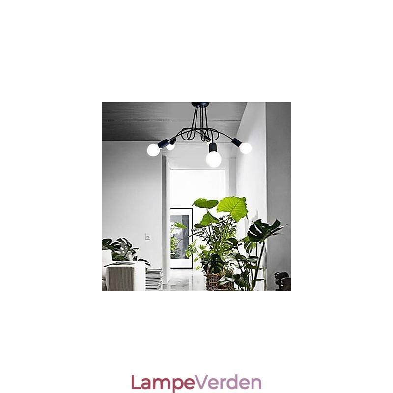 Moderne moderne maleri metal lysekrone