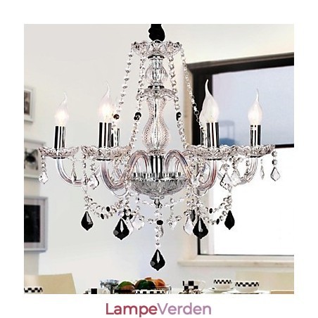 Candle Featured Luxury 6 Lights lysekrone Candle Featured Luxury 6 Lights lysekrone
