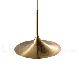 1 lys industriel stil guld mini stil galvaniseret malet pendel pendel med glasskærm
