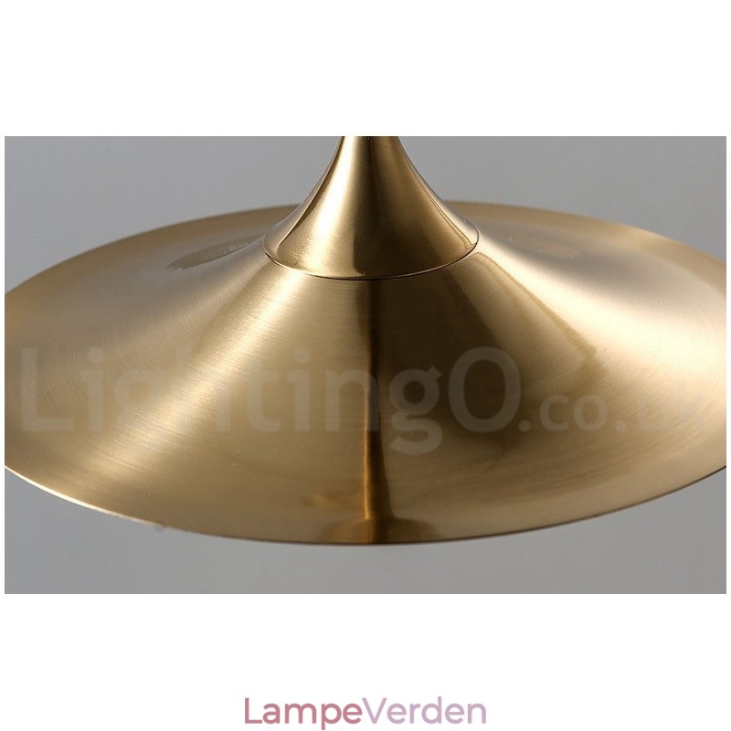 1 lys industriel stil guld mini stil galvaniseret malet pendel pendel med glasskærm