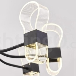 8 Light Nordic Post Modern 2021 designlysekrone med akrylskærme