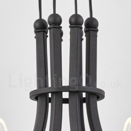 10 Light Nordic Post Modern 2021 Design lysekrone med akrylskærme