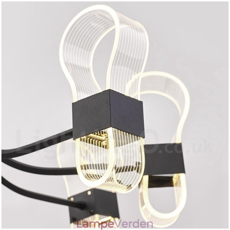 10 Light Nordic Post Modern 2021 Design lysekrone med akrylskærme