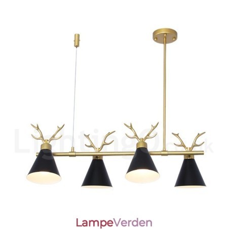 4 Light Nordic Macaron Modern Antlers Lysekrone 4 Light Nordic Macaron Modern Antlers Lysekrone