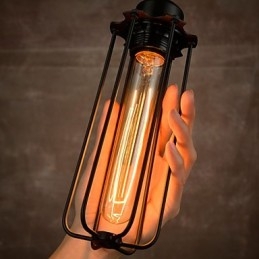 Lysekrone Mini Style Rustik Lodge Retro Metal 3 lys Pendel Light