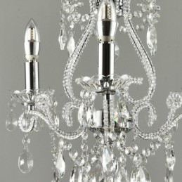 3 lys guld sølv amerikansk stil Crystal Pendant lysekrone Light Store