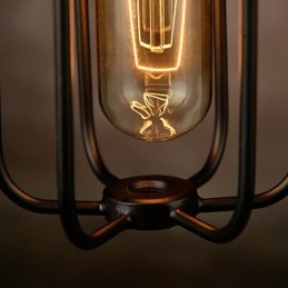 Lysekrone Mini Style Rustik Lodge Retro Metal 3 lys Pendel Light