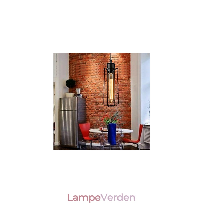 Lysekrone Mini Style Rustik Lodge Retro Metal 3 lys Pendel Light
