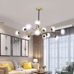 Postmoderne Magic Beans Chandelier Exhibition Hall