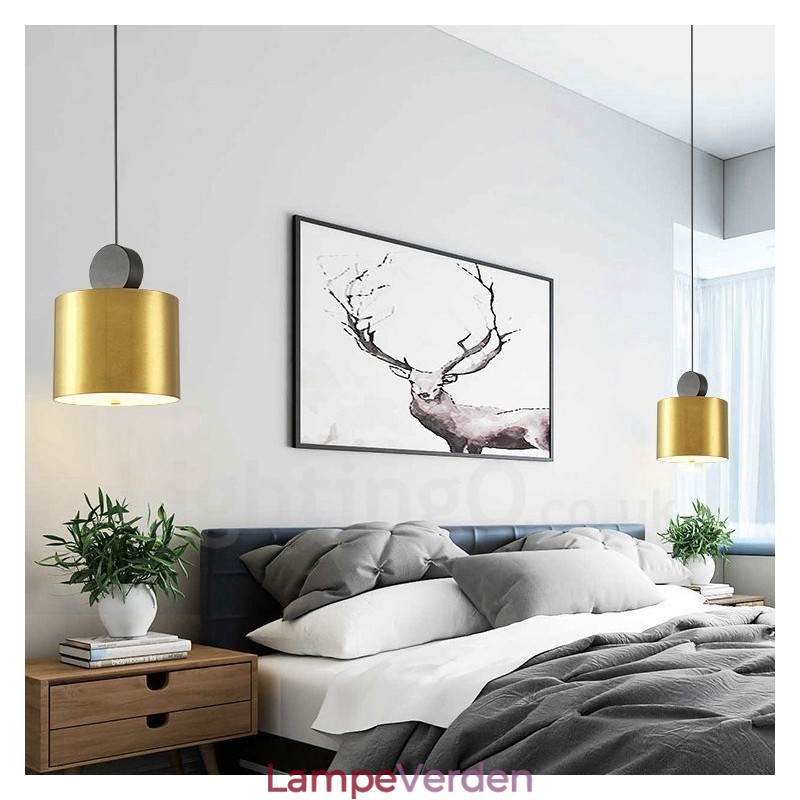 4 stilarter guld sort postmoderne pendel
