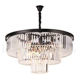 Postmoderne Luksus Runde K9 Crystal Pendant Lysekrone Lights Exhibition Hall