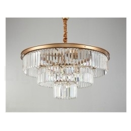 Postmoderne Luksus Runde K9 Crystal Pendant Lysekrone Lights Exhibition Hall