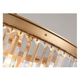 Postmoderne Luksus Runde K9 Crystal Pendant Lysekrone Lights Exhibition Hall