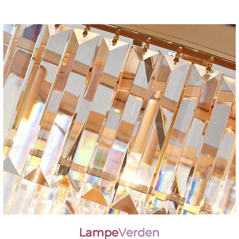 Postmoderne Luksus Runde K9 Crystal Pendant Lysekrone Lights Exhibition Hall