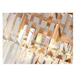 Postmoderne Luksus Runde K9 Crystal Pendant Lysekrone Lights Exhibition Hall