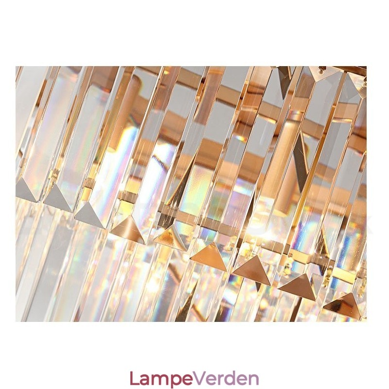 Postmoderne Luksus Runde K9 Crystal Pendant Lysekrone Lights Exhibition Hall