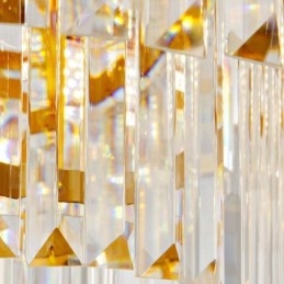 Guld Postmodern Luksus Runde K9 Crystal Pendant Lysekrone Exhibition Hall
